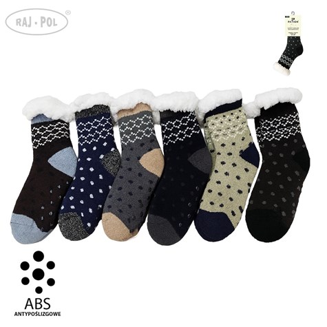 SKARPETY GÓRALSKIE DZIECIĘCE Z ABS   25-29 30-35