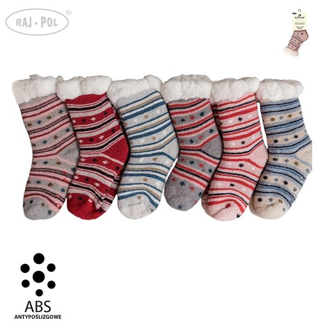 SKARPETY GÓRALSKIE DZIECIĘCE Z ABS   25-29 30-35