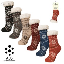 SKARPETY GÓRALSKIE DAMSKIE Z ABS  35-38 39-42