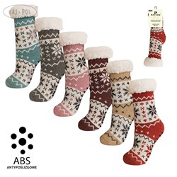 SKARPETY GÓRALSKIE DAMSKIE Z ABS  35-38 39-42