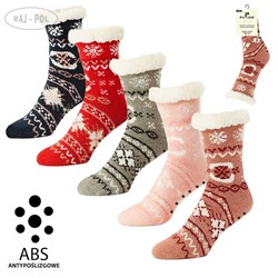 SKARPETY GÓRALSKIE DAMSKIE Z ABS  35-38 39-42