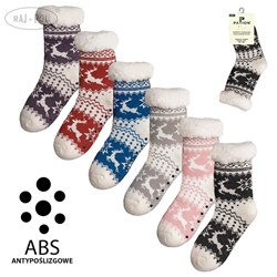 SKARPETY GÓRALSKIE DAMSKIE Z ABS  35-38 39-42