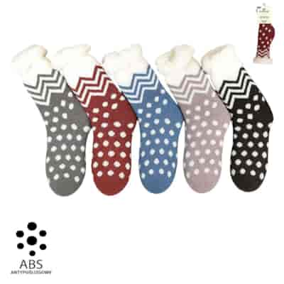 SKARPETY GÓRALSKIE DAMSKIE Z ABS  35-38 39-42