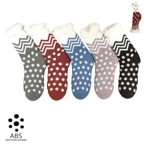 SKARPETY GÓRALSKIE DAMSKIE Z ABS  35-38 39-42