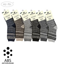 SKARPETY GÓRALSKIE MĘSKIE Z ABS  39-42/ 43-46