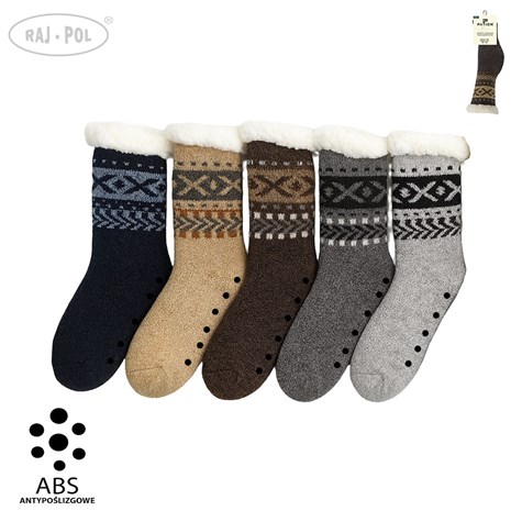 SKARPETY GÓRALSKIE MĘSKIE Z ABS  39-42/ 43-46