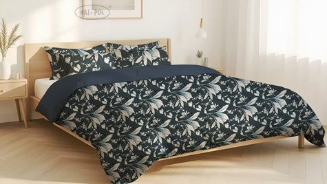 POŚCIEL BAWEŁNIA VIVIENNE 140x200 70x80cm SZARE