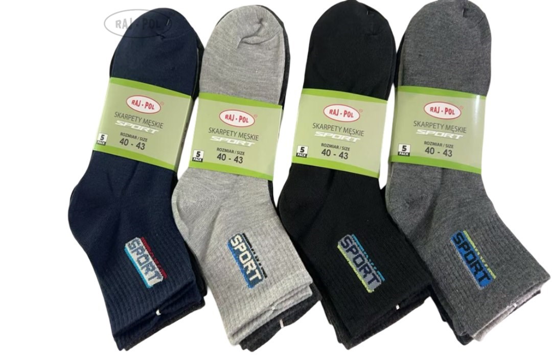 Skarpety męskie SPORT 5-PAK RP799824