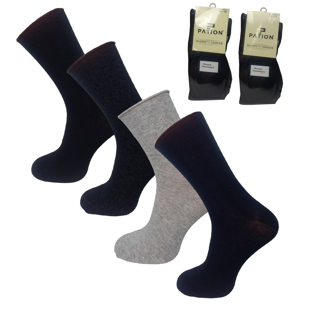 Skarpety damskie bezucisk MIX KOLORÓW