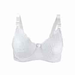 Biustonosz koronkowy biały miseczka  c 
