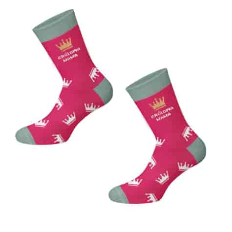 Skarpety dzień mamy  Królowa Mama 