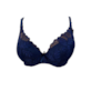 Biustonosz Damski koronkowy Granatowy 1411B