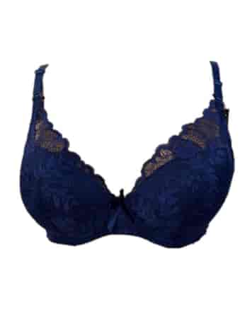 Biustonosz Damski koronkowy Granatowy 1411B