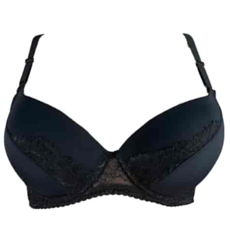 Biustonosz damski 8743 B  CZARNY