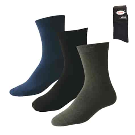 Skarpety męskie garniturowe gładkie Raj-Pol