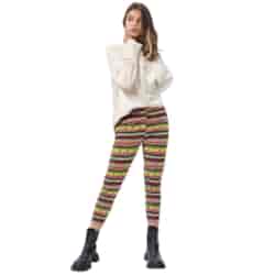 Legginsy damskie ocieplane mix wzorów