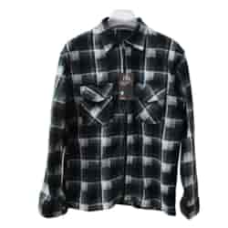 Koszula męska polarowa ocieplana na zamek