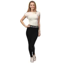 Legginsy damskie z lampasem D&A LE05