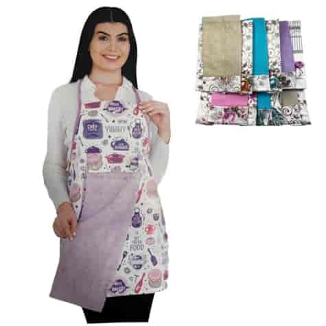 Fartuch kuchenny z ręcznikiem