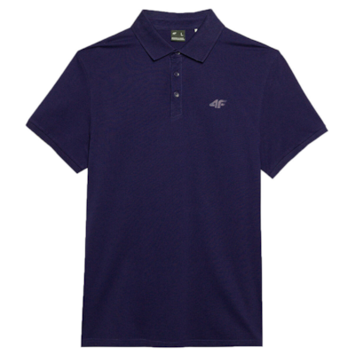 4F T-SHIRT MĘSKI POLO M130 GRANAT L
