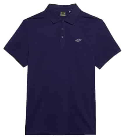 4F T-SHIRT MĘSKI POLO M130 GRANAT L