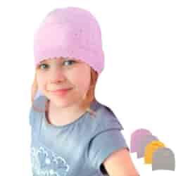 Czapka dziewczęca wiosenna