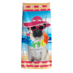 Ręcznik plażowy Mops