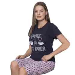 Piżama damska  Coffe is my lover  PATION