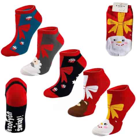 Stopki damskie świąteczne z ABS  Raj-pol