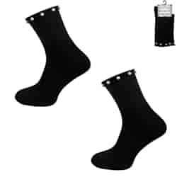 Skarpety damskie z ozdobami bezuciskowe