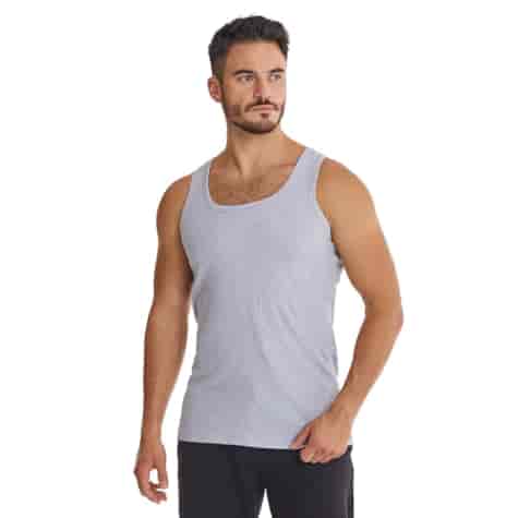 Podkoszulek męski na ramiączkach prążek Worker