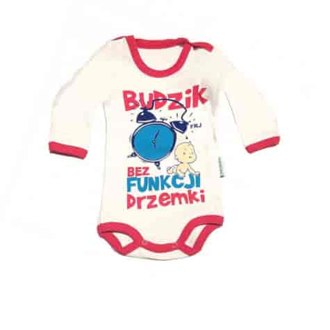 Gładkie body z długim rękawem