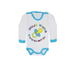 Gładkie body z długim rękawem