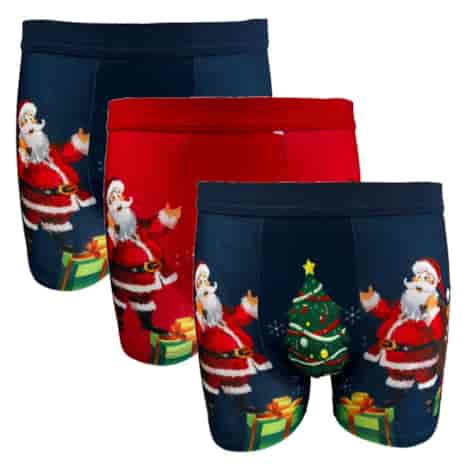 Bokserki bawełniane świąteczne B3195