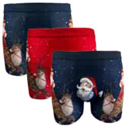 Bokserki bawełniane świąteczne B3207