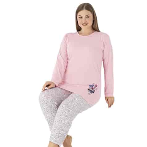 Piżama damska  Girls never give   PATION Plus size