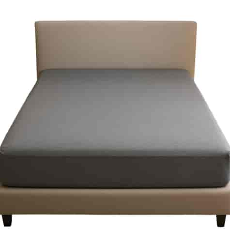 Prześcieradło z gumką 160x200 Jersey Paris grafit