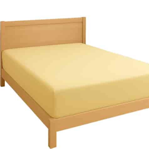 Prześcieradło z gumką 140x200 Jersey Bordeau Banan
