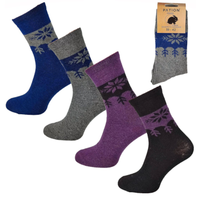 Skarpeta damska angora PATION