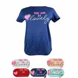 T-shirt damski bawełniany