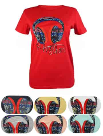 T-shirt damski bawełniany