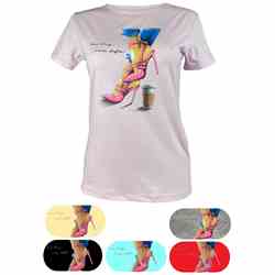 T-shirt damski bawełniany