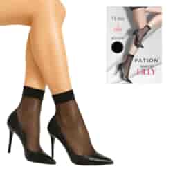 Skarpetki Pation 15 den 2-pak Lilly Czarny