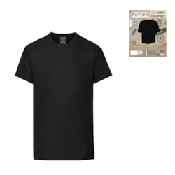 T-SHIRT CHŁOPIĘCY PATION CZARNY