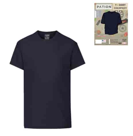 T-SHIRT CHŁOPIĘCY PATION GRANAT