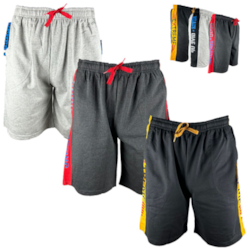 Spodenki męskie z kieszeniami gładkie z paskiem