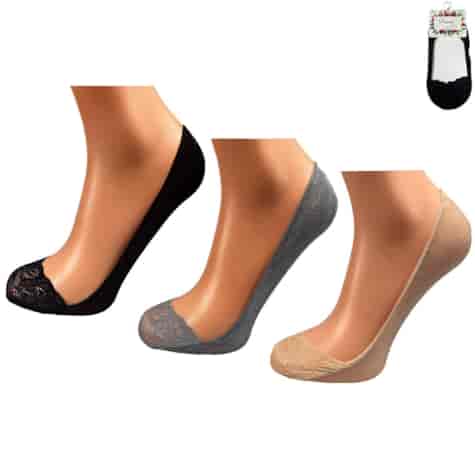 Baleriny damskie koronkowe