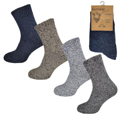 Skarpeta damska wełniana gładka