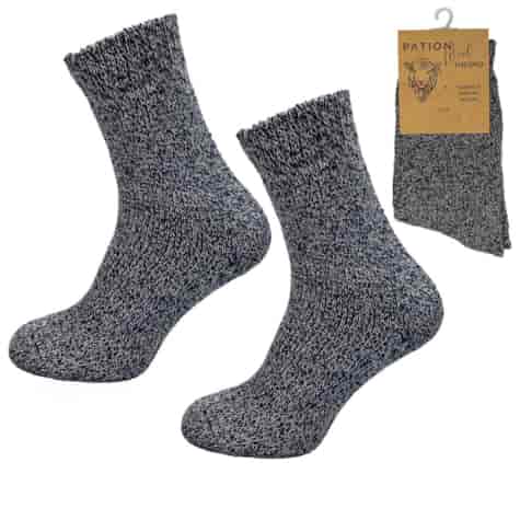 Skarpety męskie wełniane gładkie