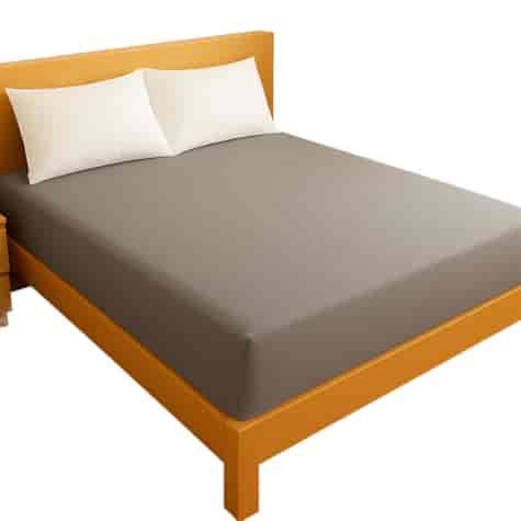 Prześcieradło z gumką 90x200 Jersey Paris szare